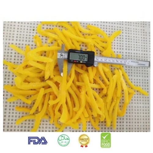 IQF Frozen Yellow Pepper slice 1000 KG